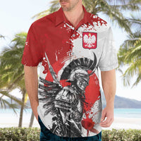 Polish Winged Hussar Hawaiian Shirt Grunge Style
