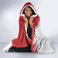 Polish Winged Hussar Hooded Blanket Grunge Style