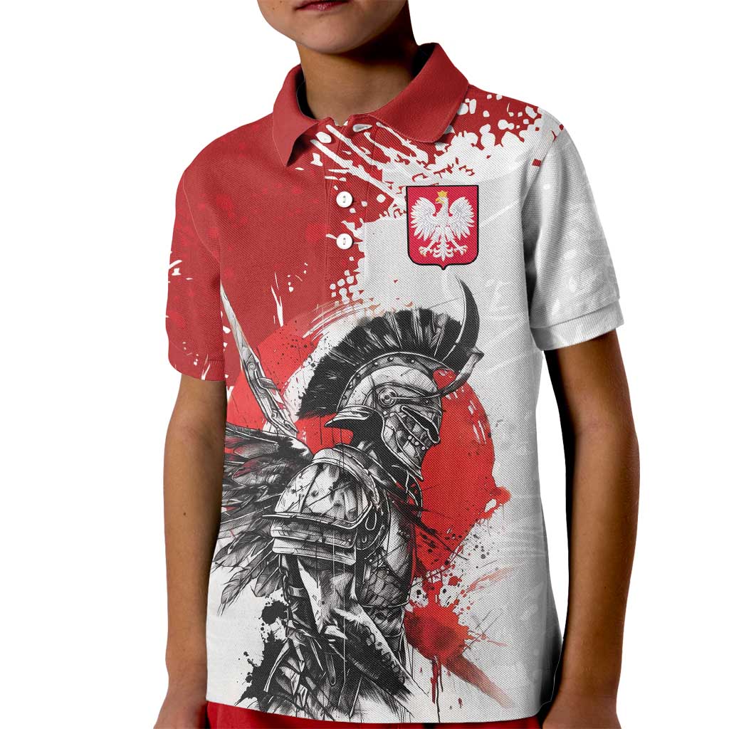 Polish Winged Hussar Kid Polo Shirt Grunge Style