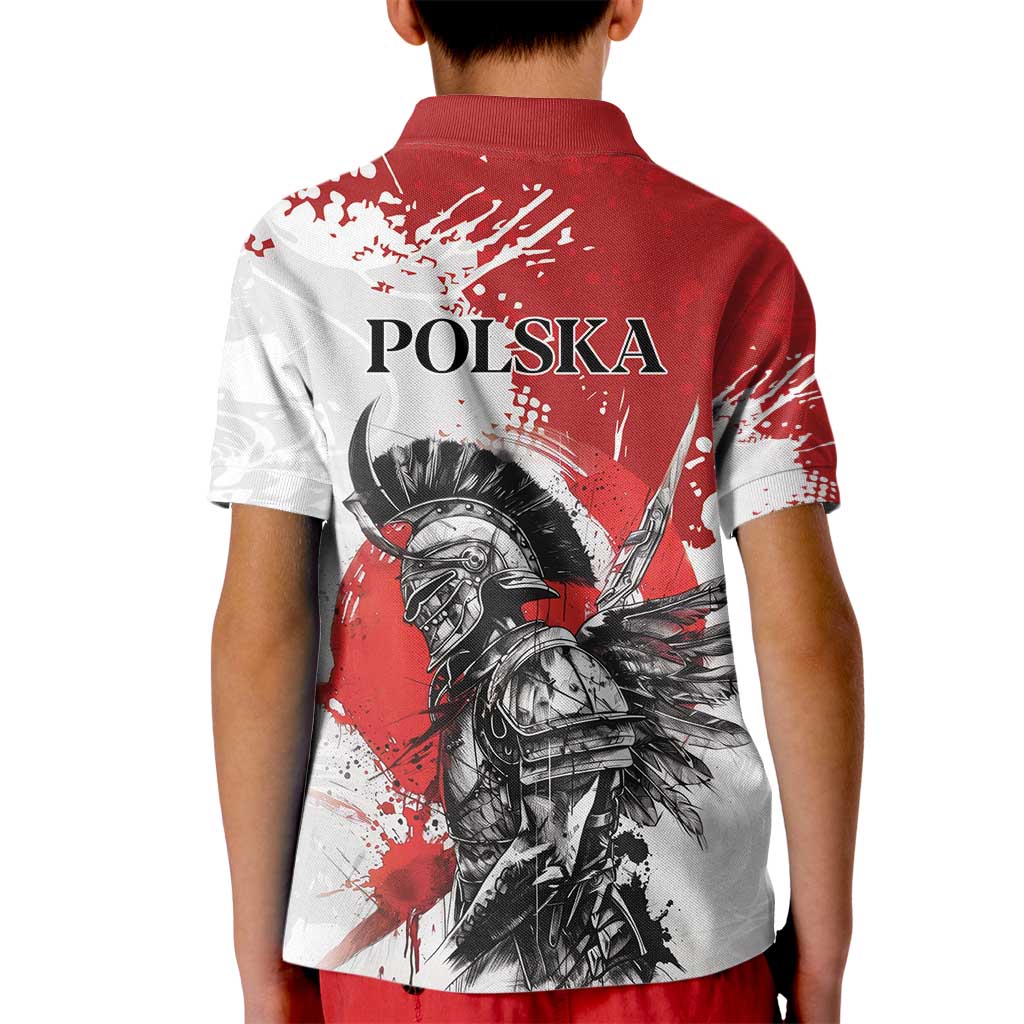 Polish Winged Hussar Kid Polo Shirt Grunge Style
