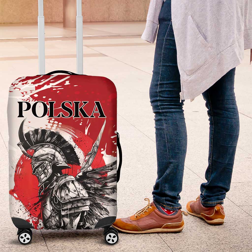Polish Winged Hussar Luggage Cover Grunge Style