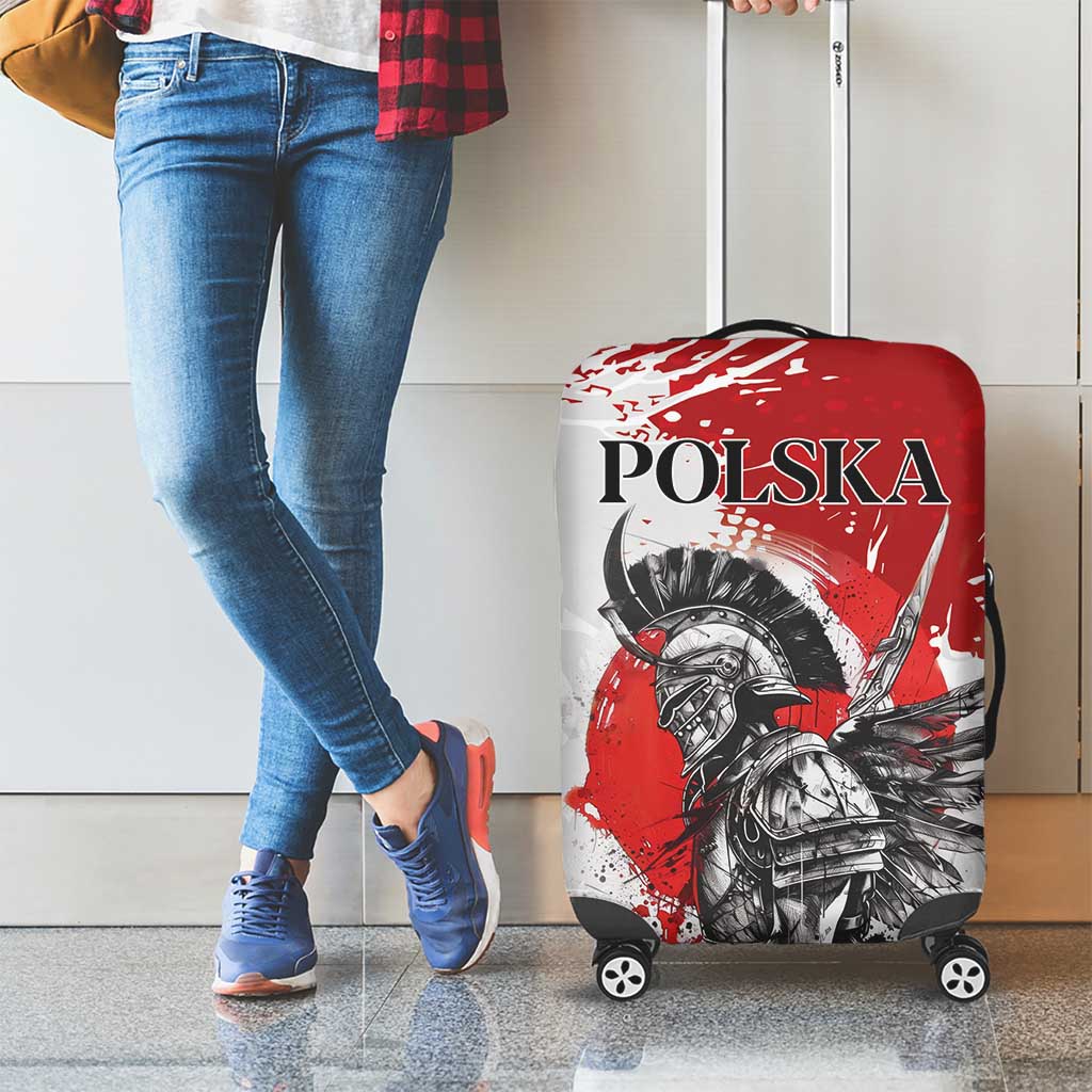 Polish Winged Hussar Luggage Cover Grunge Style