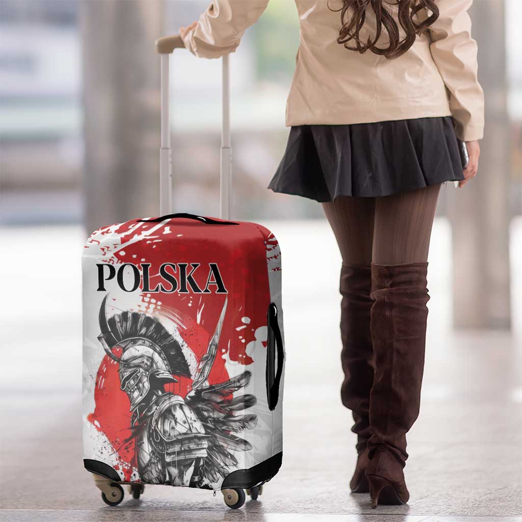 Polish Winged Hussar Luggage Cover Grunge Style