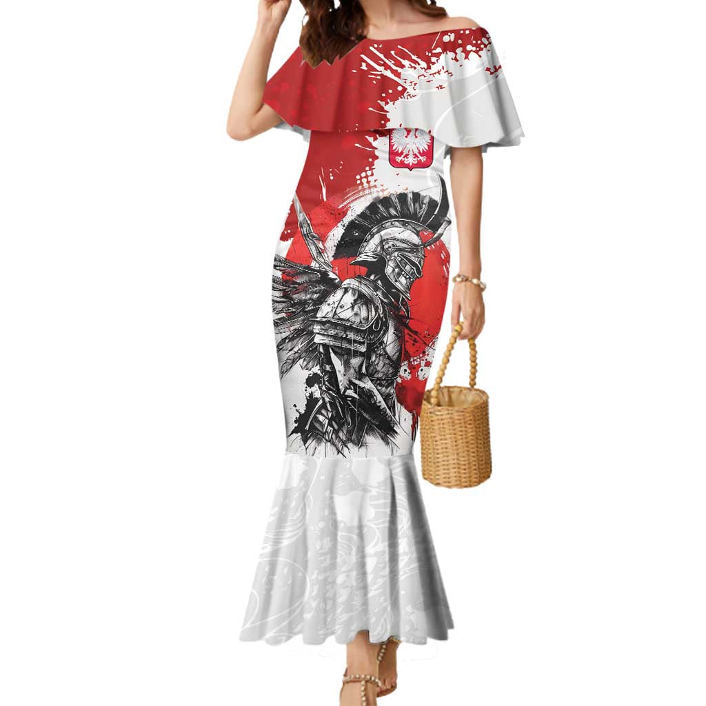 Polish Winged Hussar Mermaid Dress Grunge Style