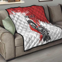 Polish Winged Hussar Quilt Grunge Style