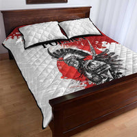 Polish Winged Hussar Quilt Bed Set Grunge Style