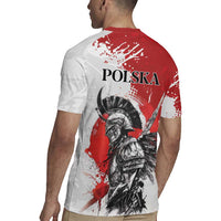 Polish Winged Hussar Rugby Jersey Grunge Style