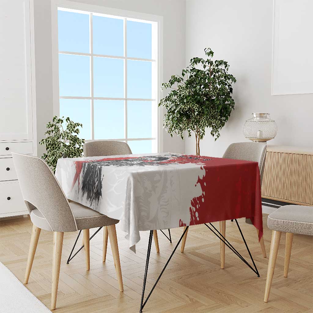 Polish Winged Hussar Tablecloth Grunge Style