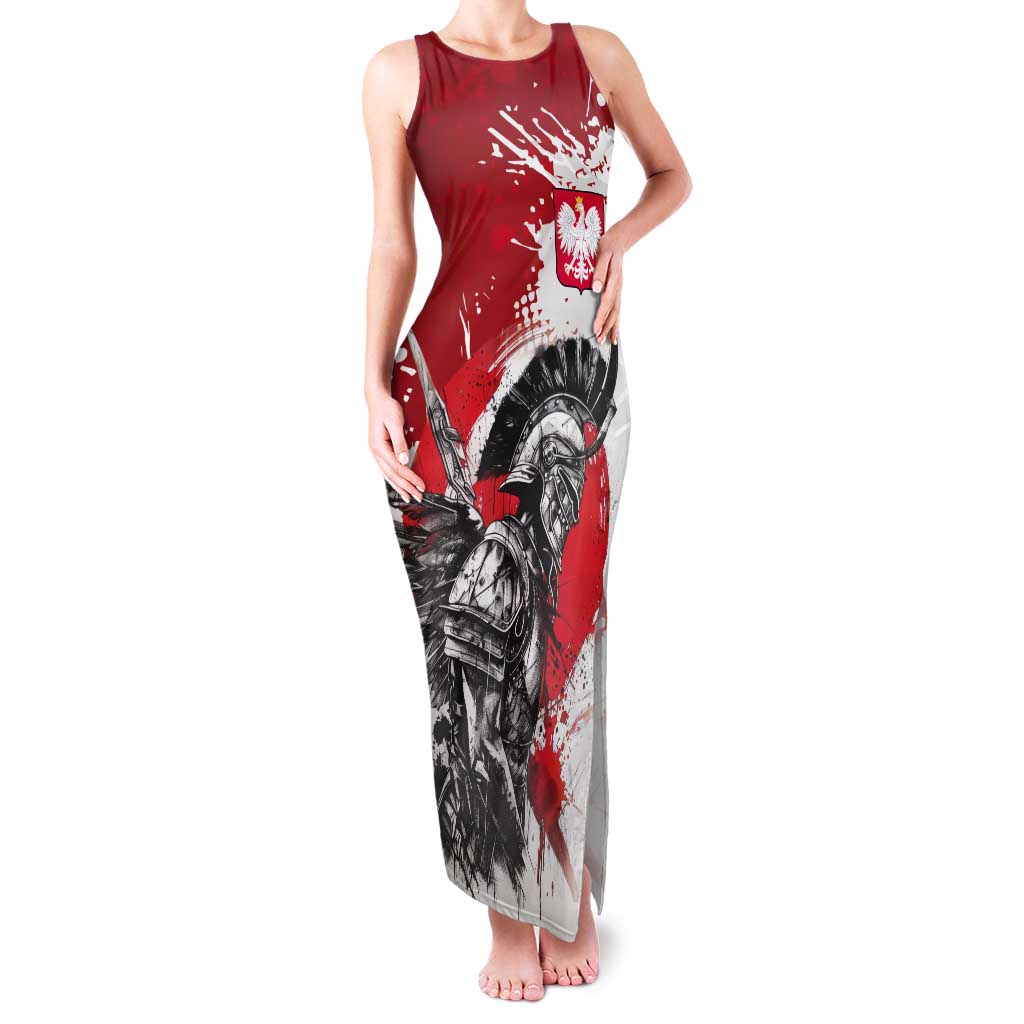 Polish Winged Hussar Tank Maxi Dress Grunge Style