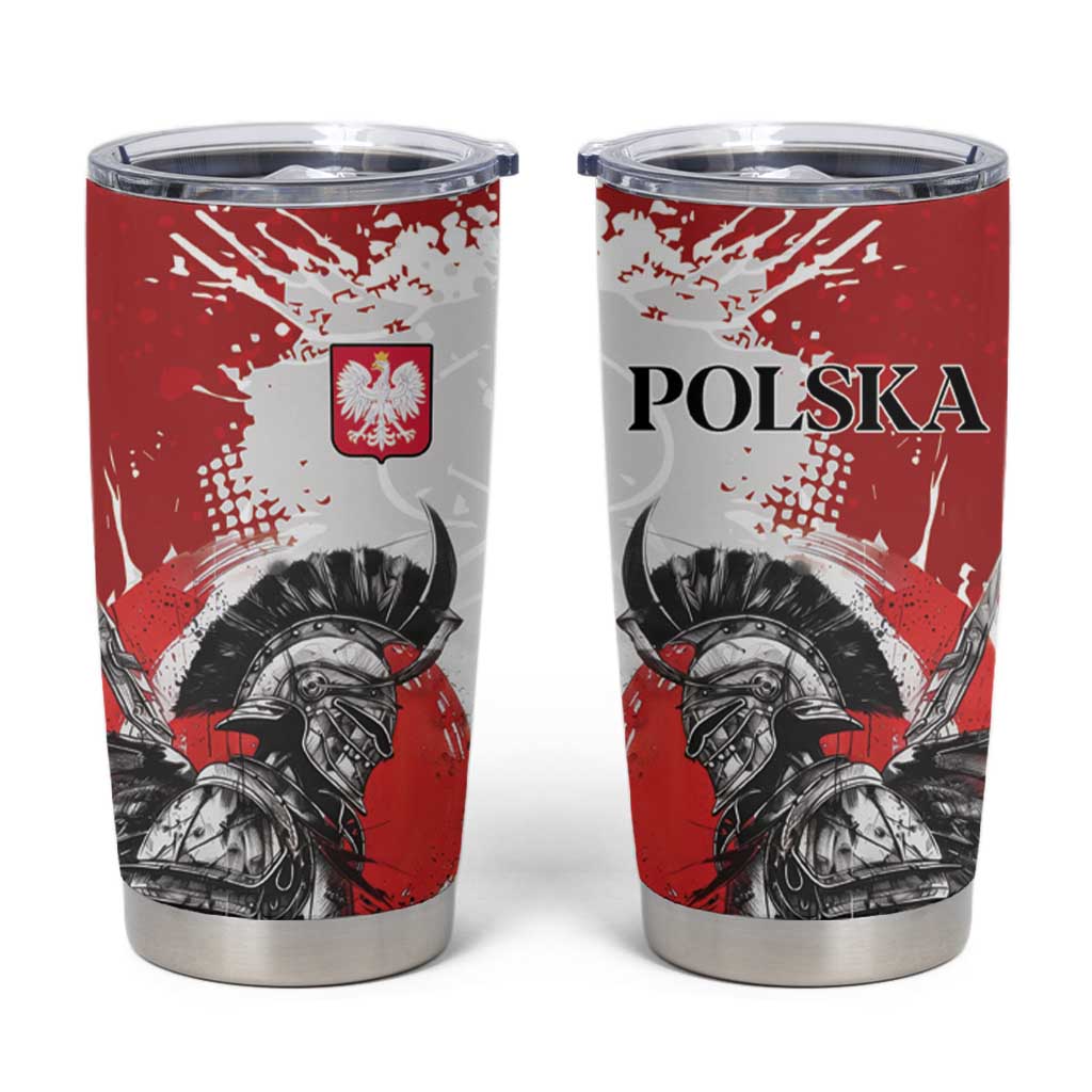 Polish Winged Hussar Tumbler Cup Grunge Style