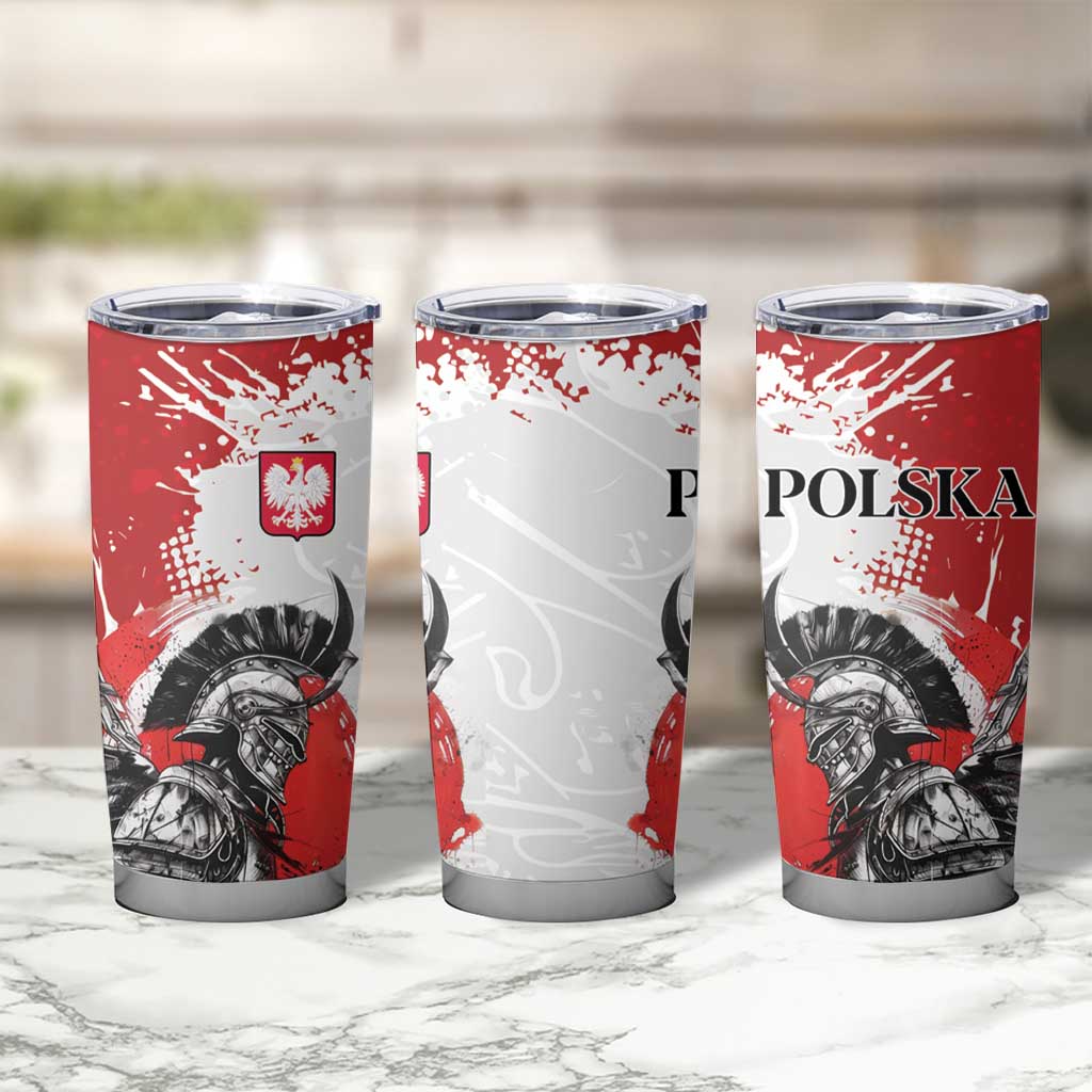 Polish Winged Hussar Tumbler Cup Grunge Style