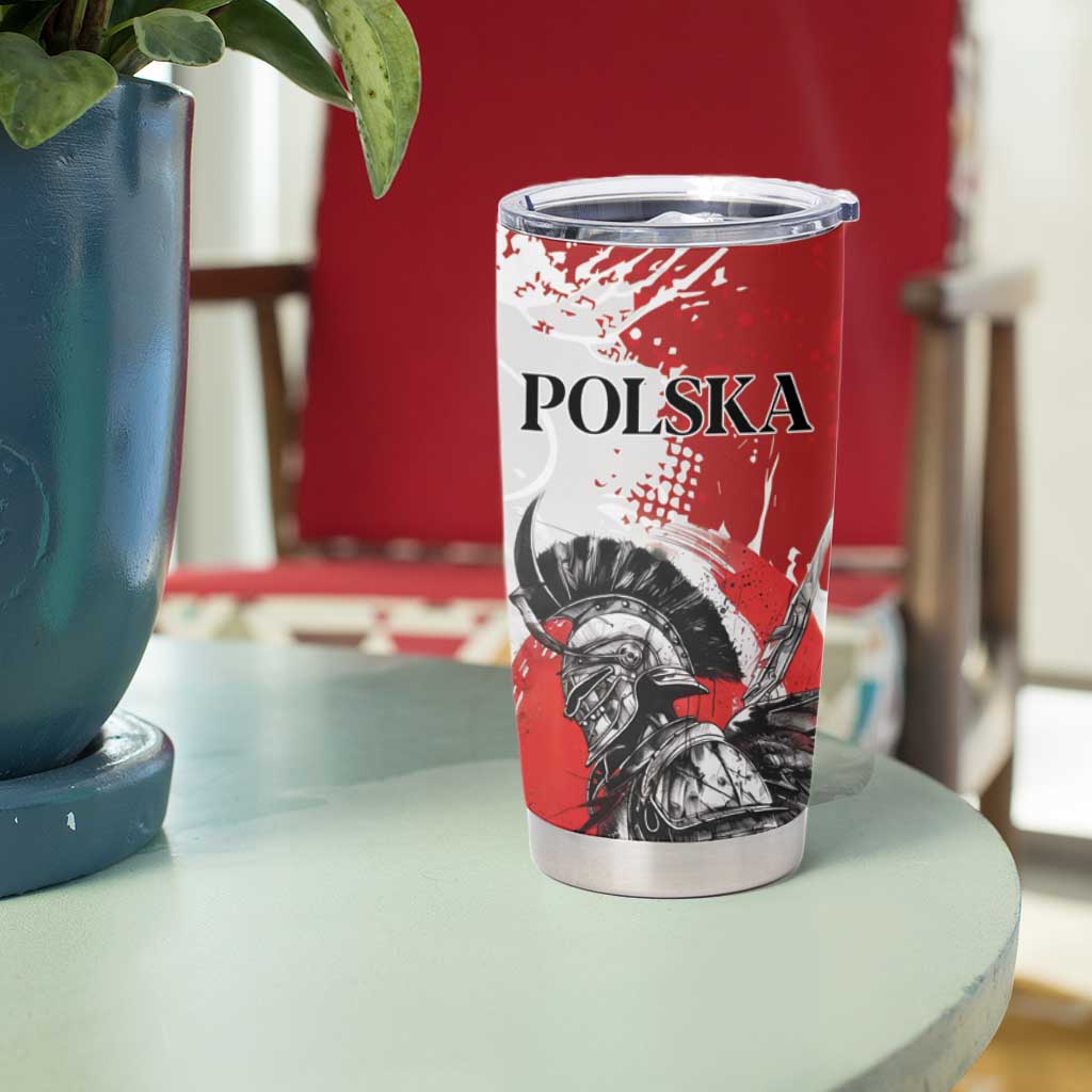 Polish Winged Hussar Tumbler Cup Grunge Style