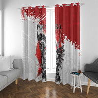 Polish Winged Hussar Window Curtain Grunge Style