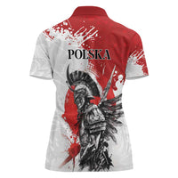 Polish Winged Hussar Women Polo Shirt Grunge Style