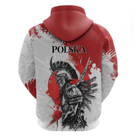Polish Winged Hussar Zip Hoodie Grunge Style