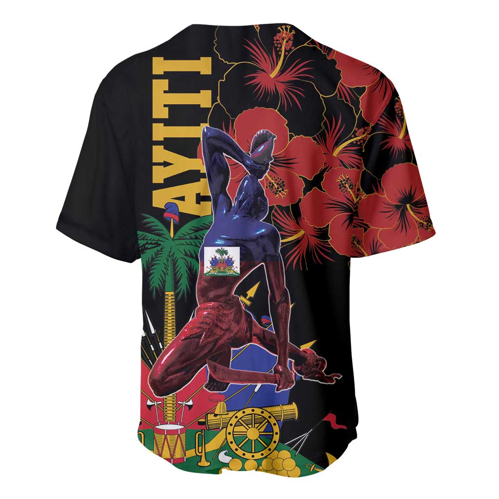 Haiti Negre Marron Baseball Jersey Libete Egalite Fratenite