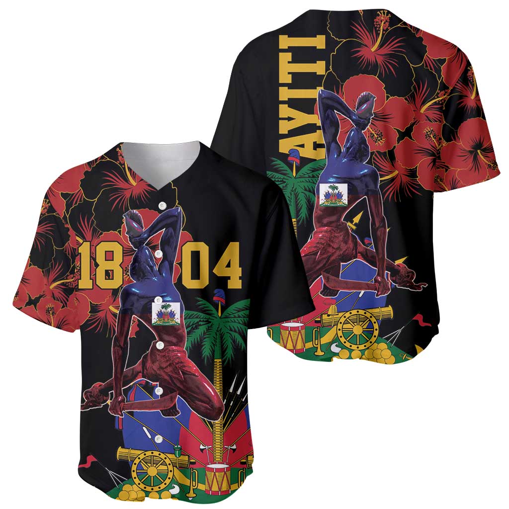 Haiti Negre Marron Baseball Jersey Libete Egalite Fratenite