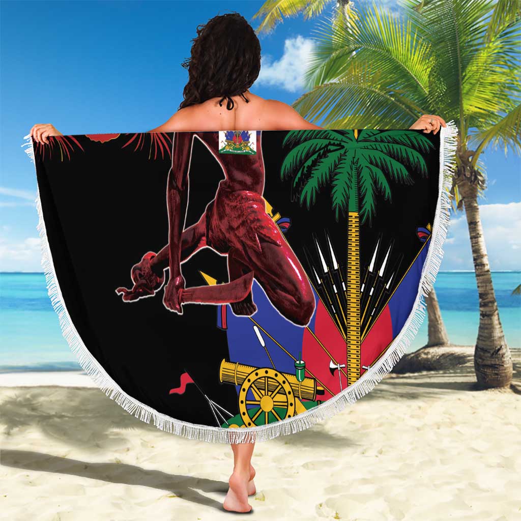 Haiti Negre Marron Beach Blanket Libete Egalite Fratenite