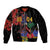 Haiti Negre Marron Bomber Jacket Libete Egalite Fratenite