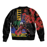 Haiti Negre Marron Bomber Jacket Libete Egalite Fratenite