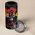 Haiti Negre Marron 4 in 1 Can Cooler Tumbler Libete Egalite Fratenite