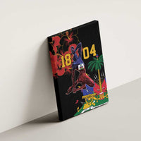 Haiti Negre Marron Canvas Wall Art Libete Egalite Fratenite