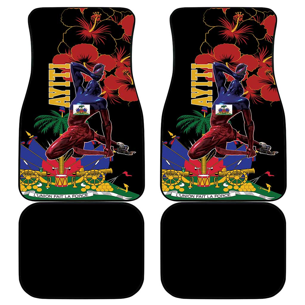 Haiti Negre Marron Car Mats Libete Egalite Fratenite