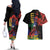 Haiti Negre Marron Couples Matching Off The Shoulder Long Sleeve Dress and Hawaiian Shirt Libete Egalite Fratenite