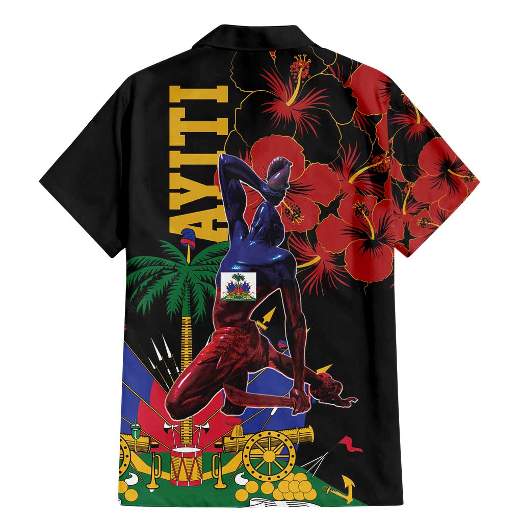 Haiti Negre Marron Family Matching Mermaid Dress and Hawaiian Shirt Libete Egalite Fratenite