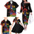 Haiti Negre Marron Family Matching Off The Shoulder Long Sleeve Dress and Hawaiian Shirt Libete Egalite Fratenite