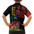 Haiti Negre Marron Family Matching Off Shoulder Short Dress and Hawaiian Shirt Libete Egalite Fratenite