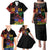 Haiti Negre Marron Family Matching Puletasi and Hawaiian Shirt Libete Egalite Fratenite