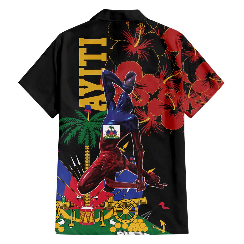 Haiti Negre Marron Family Matching Puletasi and Hawaiian Shirt Libete Egalite Fratenite