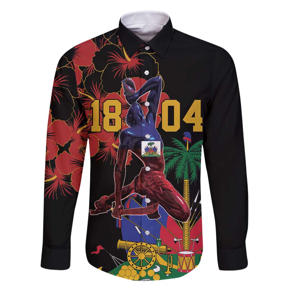 Haiti Negre Marron Family Matching Puletasi and Hawaiian Shirt Libete Egalite Fratenite