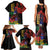 Haiti Negre Marron Family Matching Tank Maxi Dress and Hawaiian Shirt Libete Egalite Fratenite