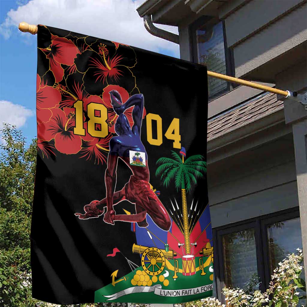 Haiti Negre Marron Garden Flag Libete Egalite Fratenite