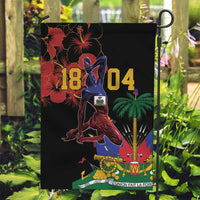 Haiti Negre Marron Garden Flag Libete Egalite Fratenite