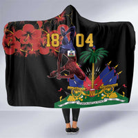 Haiti Negre Marron Hooded Blanket Libete Egalite Fratenite