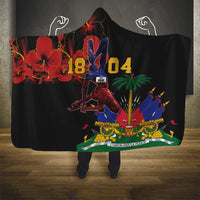 Haiti Negre Marron Hooded Blanket Libete Egalite Fratenite