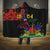 Haiti Negre Marron Hooded Blanket Libete Egalite Fratenite