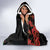 Haiti Negre Marron Hooded Blanket Libete Egalite Fratenite
