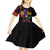 Haiti Negre Marron Kid Short Sleeve Dress Libete Egalite Fratenite