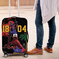 Haiti Negre Marron Luggage Cover Libete Egalite Fratenite