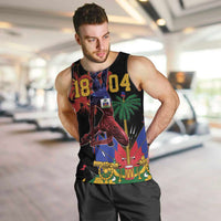 Haiti Negre Marron Men Tank Top Libete Egalite Fratenite