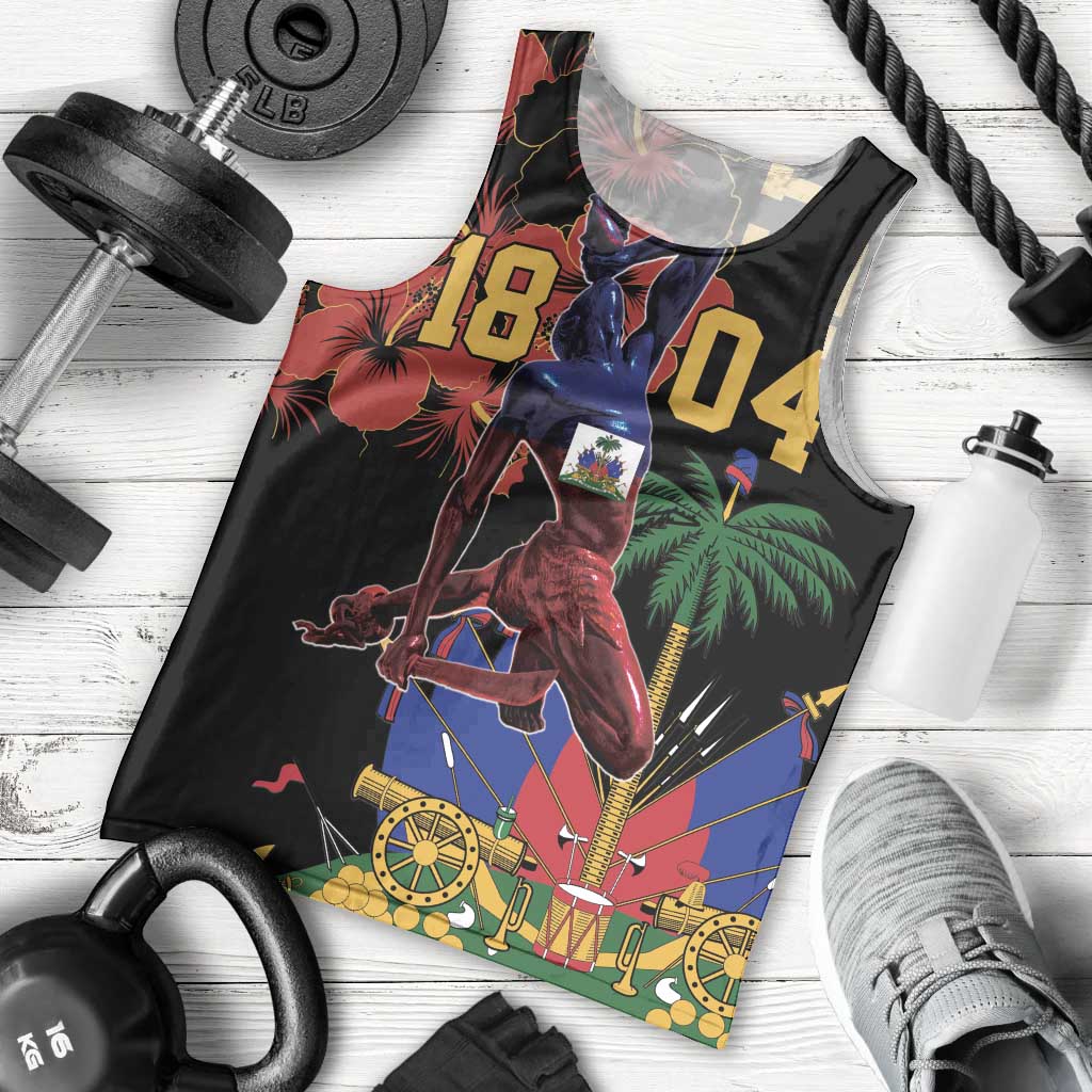Haiti Negre Marron Men Tank Top Libete Egalite Fratenite
