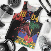 Haiti Negre Marron Men Tank Top Libete Egalite Fratenite