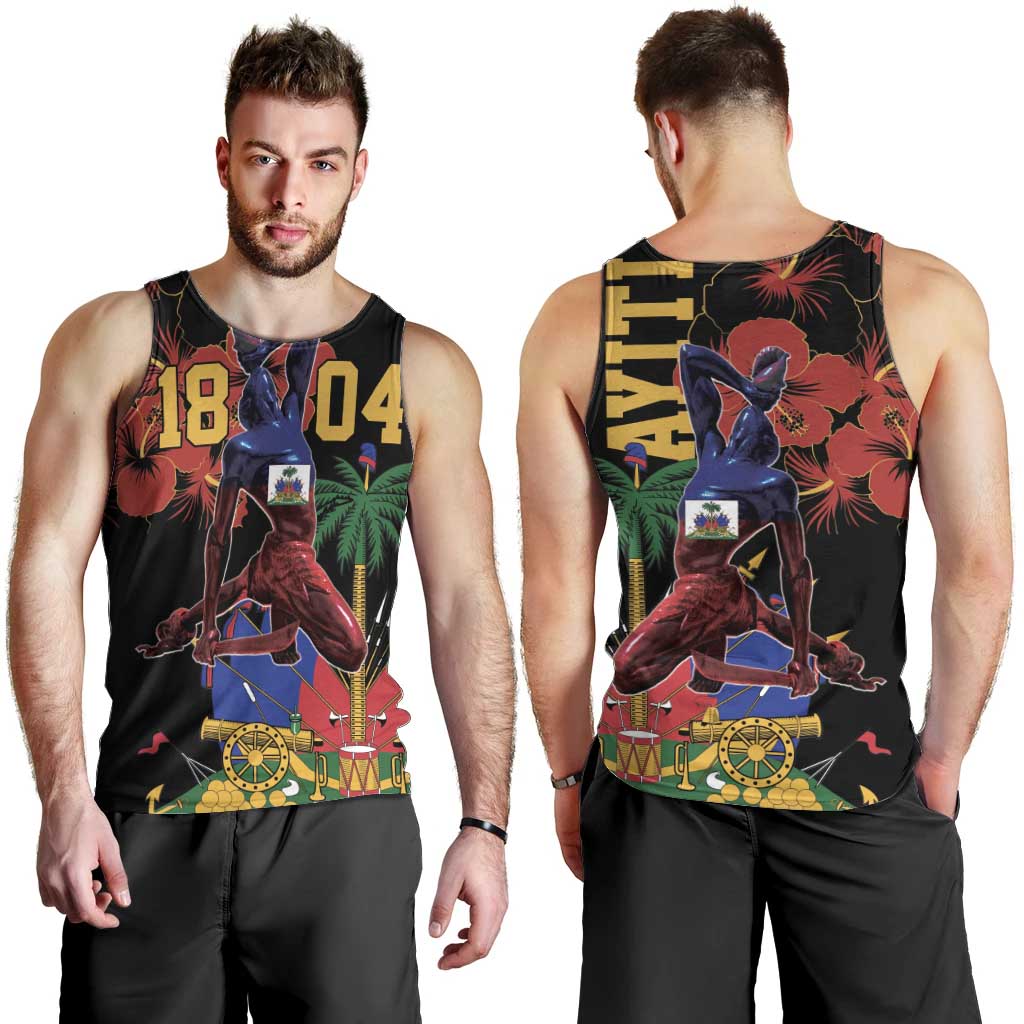 Haiti Negre Marron Men Tank Top Libete Egalite Fratenite