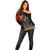 Haiti Negre Marron Off Shoulder Sweater Libete Egalite Fratenite