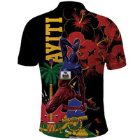 Haiti Negre Marron Polo Shirt Libete Egalite Fratenite