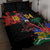 Haiti Negre Marron Quilt Bed Set Libete Egalite Fratenite